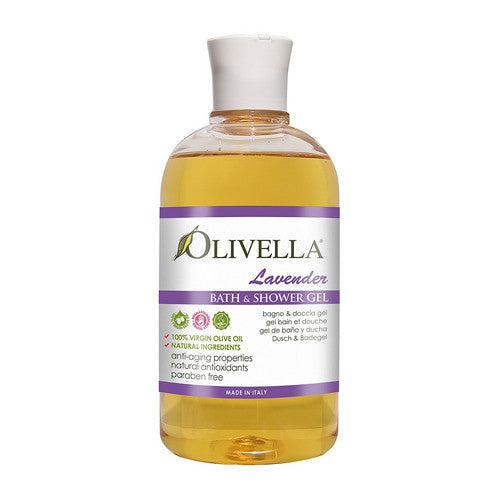 Olivella Virgin Olive Oil Bath And Shower Gel, Lavender, 16.9 Oz